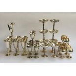 A quantity of various Valero Spanish silver plated goblets, various shapes and sizes, (31)