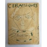 A Picasso artbook 'Ceramiques de Picasso', written by Susan and Georgie Ramie, 1948, containing 18 c