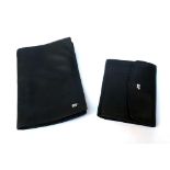 Two Braun Buffel two fold black leather wallets