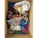 Large lot of costume jewellery, mostly bead necklaces