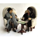 Agatha and Mildred by Hobo Designs, approx. 35cmH