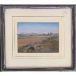 Shan Egerton (b.1948), 'Early Morning, Vijanagara', pastel, 15x21cm, Sally Hunter Fine Art label