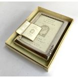 A boxed silver picture frame by Carr's of Sheffield, 2002, 22x17cm