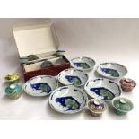 A mixed lot of Oriental ceramics, to include fish dishes, riceware, teacups etc