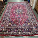 An English Persian style carpet, 312x197cm
