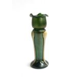 A Loetz style art glass vase, 26.5cmH
