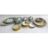 A mixed lot of ceramics to include Burslem Florentine; Royal Tudorware, Royal Venton ware, various