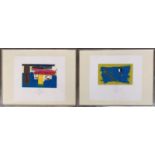 East European school, Enver Rakovica (Albanian, b. 1949), two screen prints each signed, titled