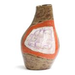 A studio pottery vase by Juliette Derel (1918-2007), signed to base, 30cm high, slight chip to rim