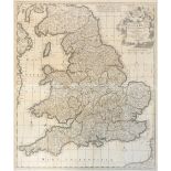 Frederick de Witt (c.1610-1698), map of England, 'Angliea Regni et Walliae Principatus', published