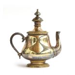A Christofle Gallia electroplated metal coffee pot, stamped marks to base, 24cm high