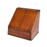 An early 20th century desk top stationery/writing cabinet, by Letts Son & Co., 8 Royal Exchange,