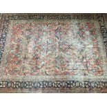 A Mahal rug, 510cm long, 370cm wide