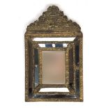 A Venetian style wall mirror, 82cm x 50cm