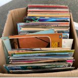 A large lot of 12" vinyl, various genres including dance - The SOS Band, Frank Sinatra,