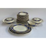 A Midwinter 'Rockwood' part dinner service, 30 pieces, to include two tureens