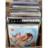 A very good box of mixed vinyl LPs, from a former employee of Virgin Music, to include The