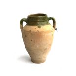 An antique Italian olive oil jar, 38cmH