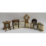 A quantity of clocks, to include Quartz and Swiza