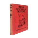 First Rupert Annual 1936, The New Adventures of Rupert, red black cloth covers, published by The