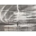 Two film quad posters, Paul Mazurky's 'Tempest' (1982) and 'The Cotton Club' (1984)