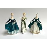 Three Royal Doulton ladies, 'Regal Lady', 'Janine' and 'Venita', each approx. 20cmH (3)