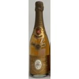 A bottle of Cristal Louis Roederer champagne, 1985