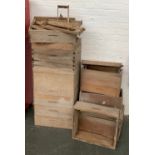 A wooden stacking beehive (af)