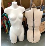 A dressmakers mannequin together with one other