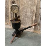 Automobile interest, a vintage pressure gauge made by Armstrong of Leeds