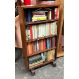 A small bookcase with three adjustable shelves, 53x98cm