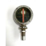 A Boyce Motometer temperature gauge, 'Universal Patented May-13-13, Mar-17-14, July-16-18, Aug-13-