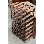 A 28 bottle wine rack