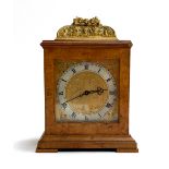 A walnut cased mantel clock, 11 jewel movement by Zenith Watch Co.