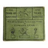 Lear, Edward, 'The Book of Nonsense and More Nonsense', London: Frederick Warne & Co., copyright