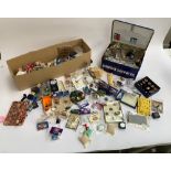 A large mixed lot of dolls house accessories to include some unopened from the Dolls House Emporium,