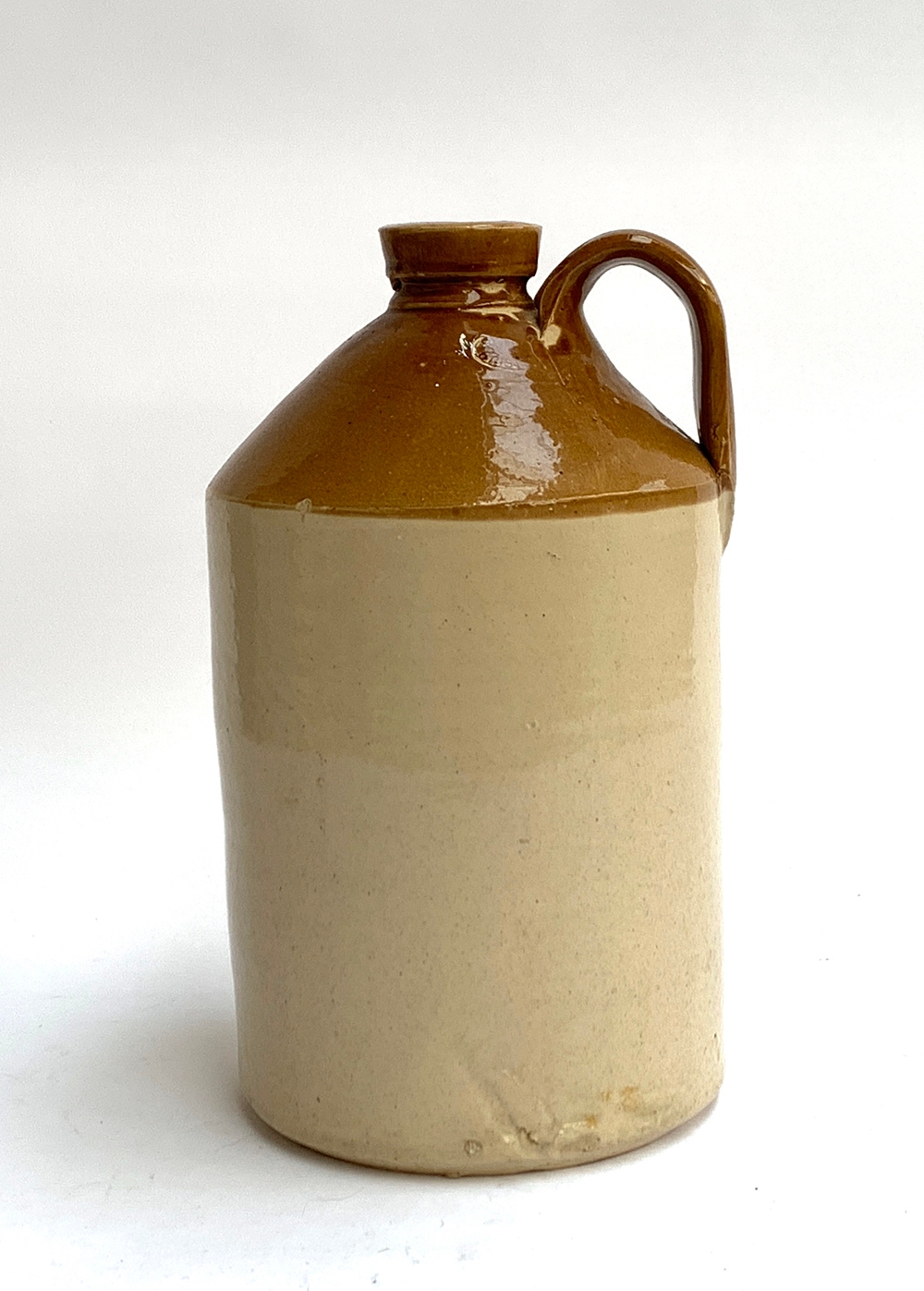 A stoneware flagon with loop handle, Price of Bristol, 39cmH