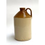 A stoneware flagon with loop handle, Price of Bristol, 39cmH