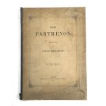 Adolf Michaelis, 'Der Parthenon, Druck unt Verlag von Breitkopf unt Hartel Leipzig, 1870