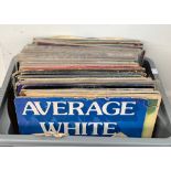 A mixed box of LPs, some pop compilations etc