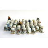 A collection of approx. 50 assorted thimbles