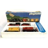 A vintage Playmobil Pennsylvania Railroad, boxed, possibly incomplete