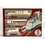 A LGB G Scale 3-car 'LCE' Streamlined Train Pack, in the German style, ref 70610, boxed