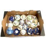 A quantity of cups and saucers, some 19th Century; Minton; Paragon; Aynsley; Crown Ducal etc