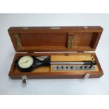 A Mercer bore gauge, model no. 7822/701/62, in wooden fitted case