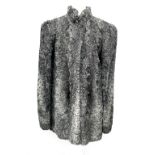 A grey ladies lambswool jacket