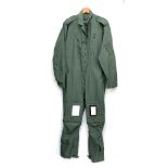 An RAF aircrew coverall Mk16a, size 12, chest 109/117; height 188/196