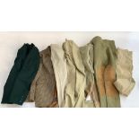 A mixed lot of children's breeches, various sizes, hacking jackets, jodhpurs etc; together with