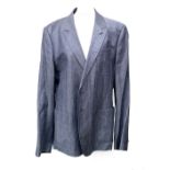 A Paul Smith 38" jacket; together with an Yves Saint Laurent blue wool jacket, approx. 40" chest