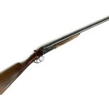 A Spanish 12 bore side by side box lock non ejector shotgun, with safety catch, S/N 116898, length
